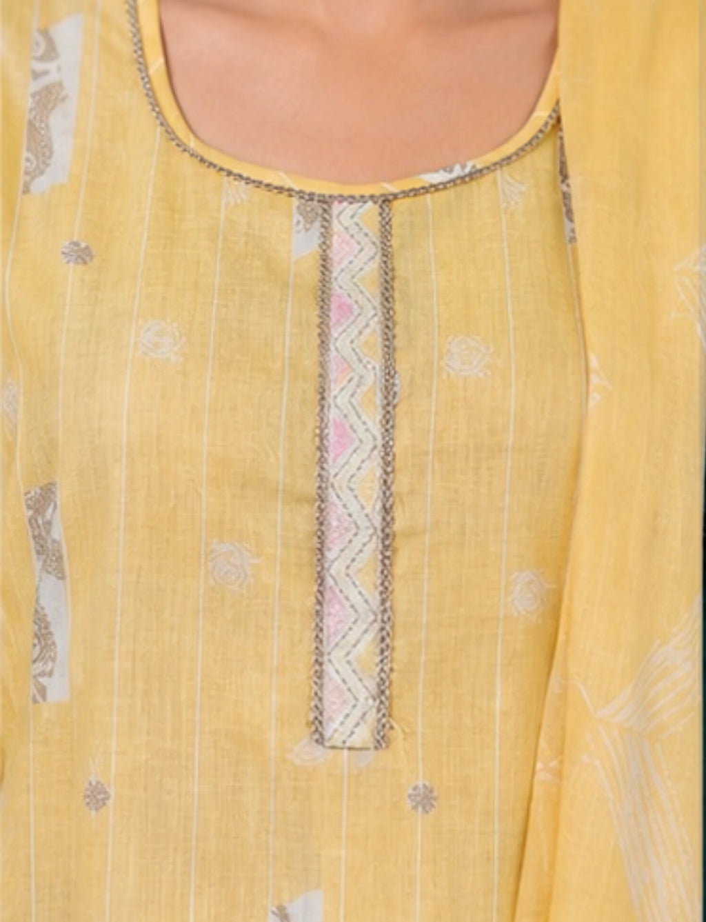 Cotton Printed Salwar Suit Set