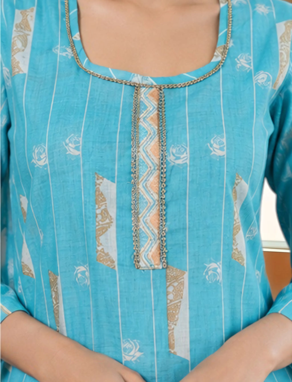 Cotton Printed Salwar Suit Set