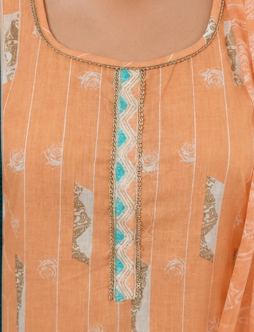 Cotton Printed Salwar Suit Set