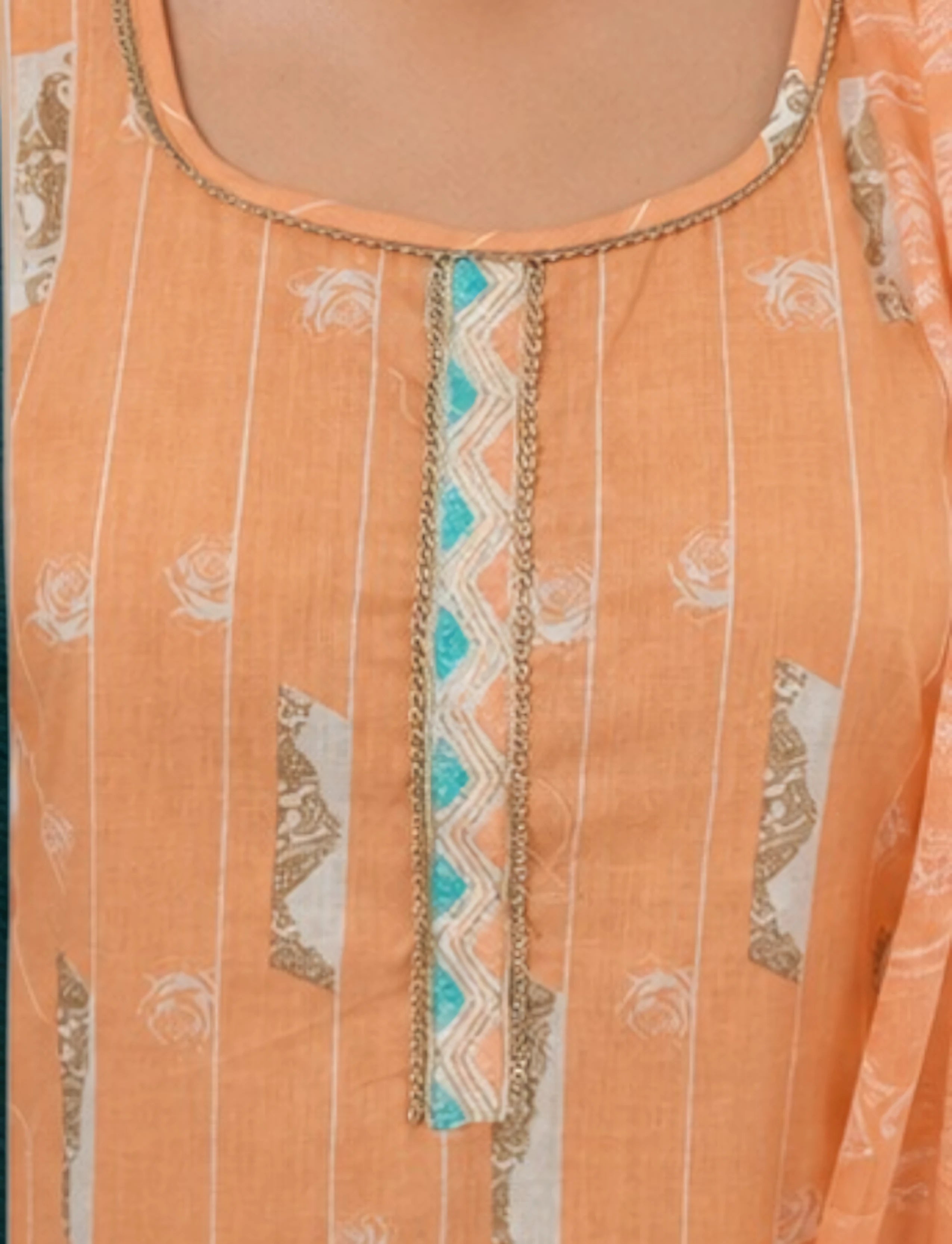 Cotton Printed Salwar Suit Set