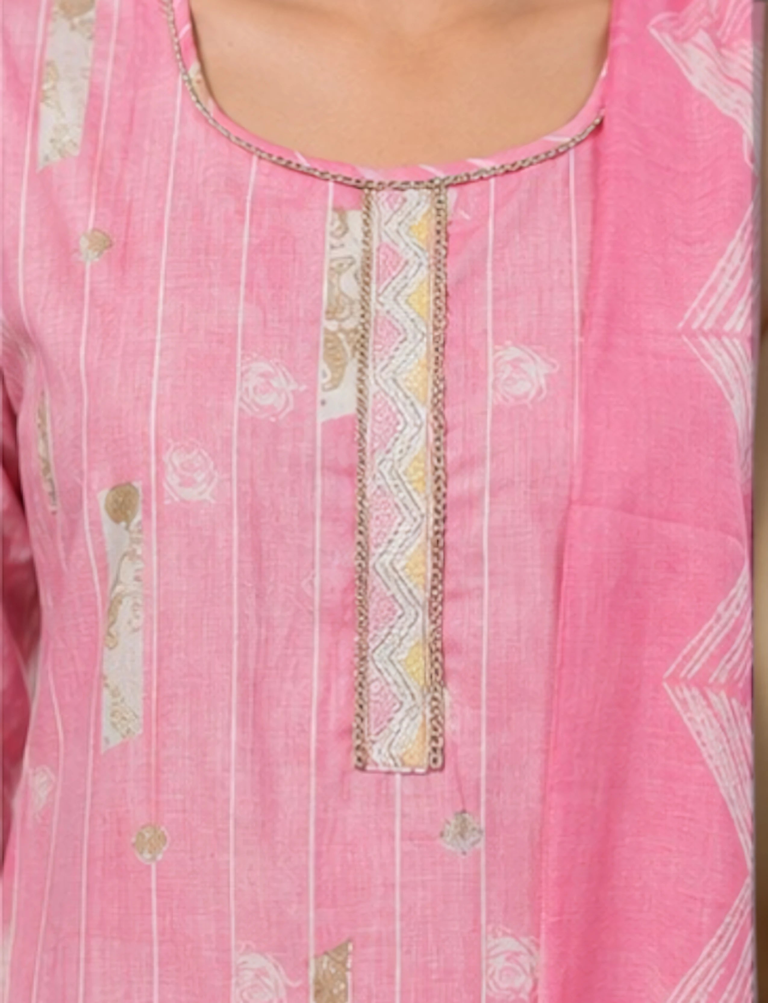 Cotton Printed Salwar Suit Set