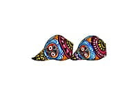 Conch / Shankh handpainted Lord Jagannath Art, set of 2 (Conch-4)