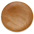 Wooden plate 10 inches round, food serving, Dinner plate for food