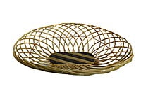 Handmade Oval shaped Fruit basket made of bamboo