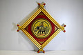 Handpainted Patachitra Tribal palm leaf painting of King Riding an Elephant