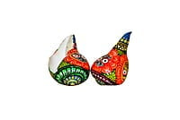 Conch / Shankh handpainted Lord Jagannath Art, set of 2 (Conch-3)