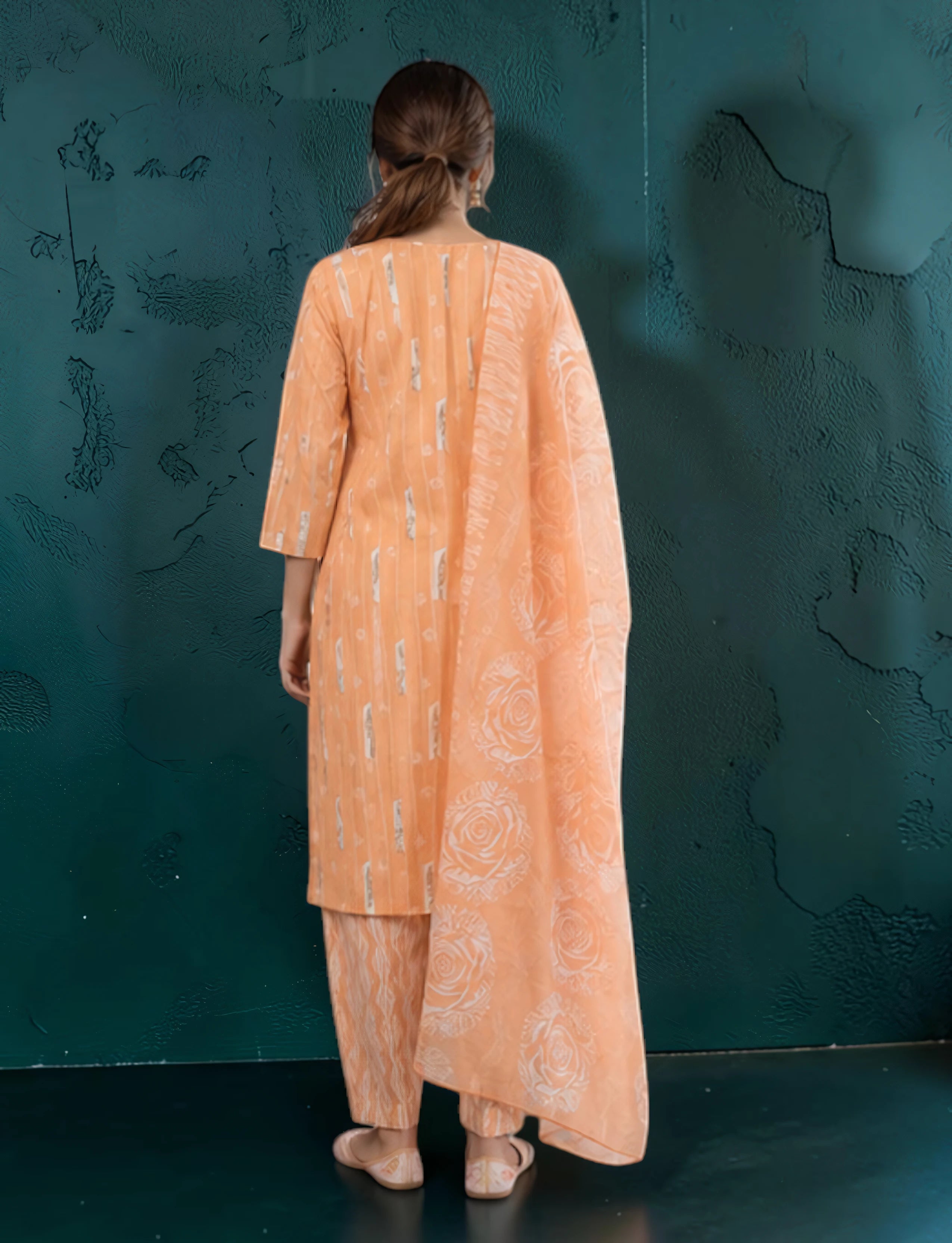 Cotton Printed Salwar Suit Set