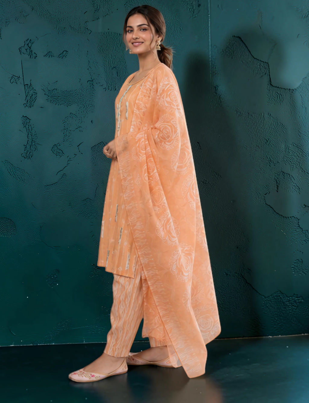 Cotton Printed Salwar Suit Set
