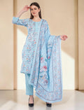 Floral Cotton Salwar Kameez with Dupatta