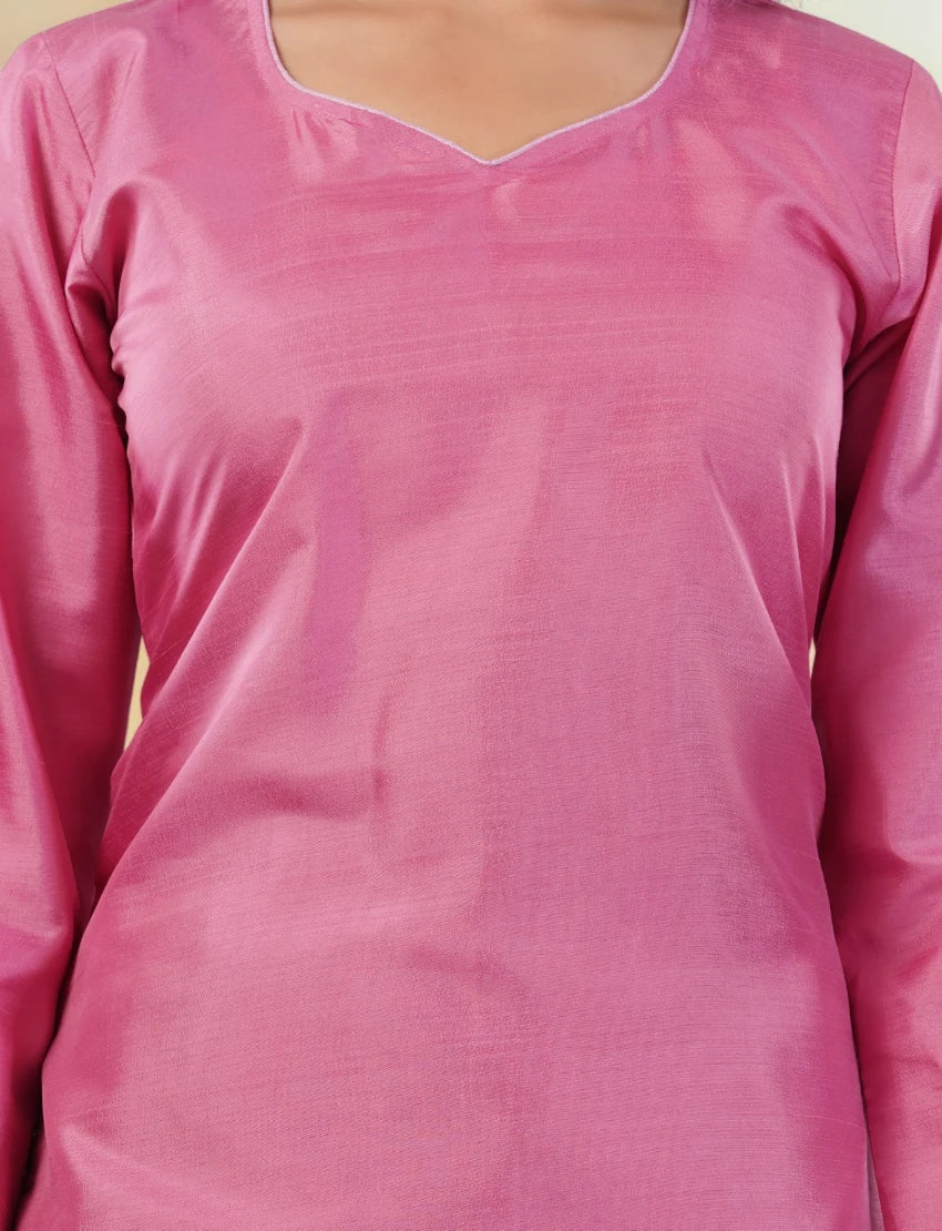 Farshi Suit Set, Pink