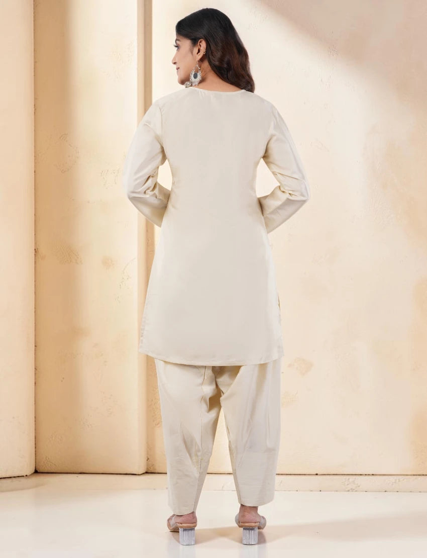 Cream Farshi Suit Set