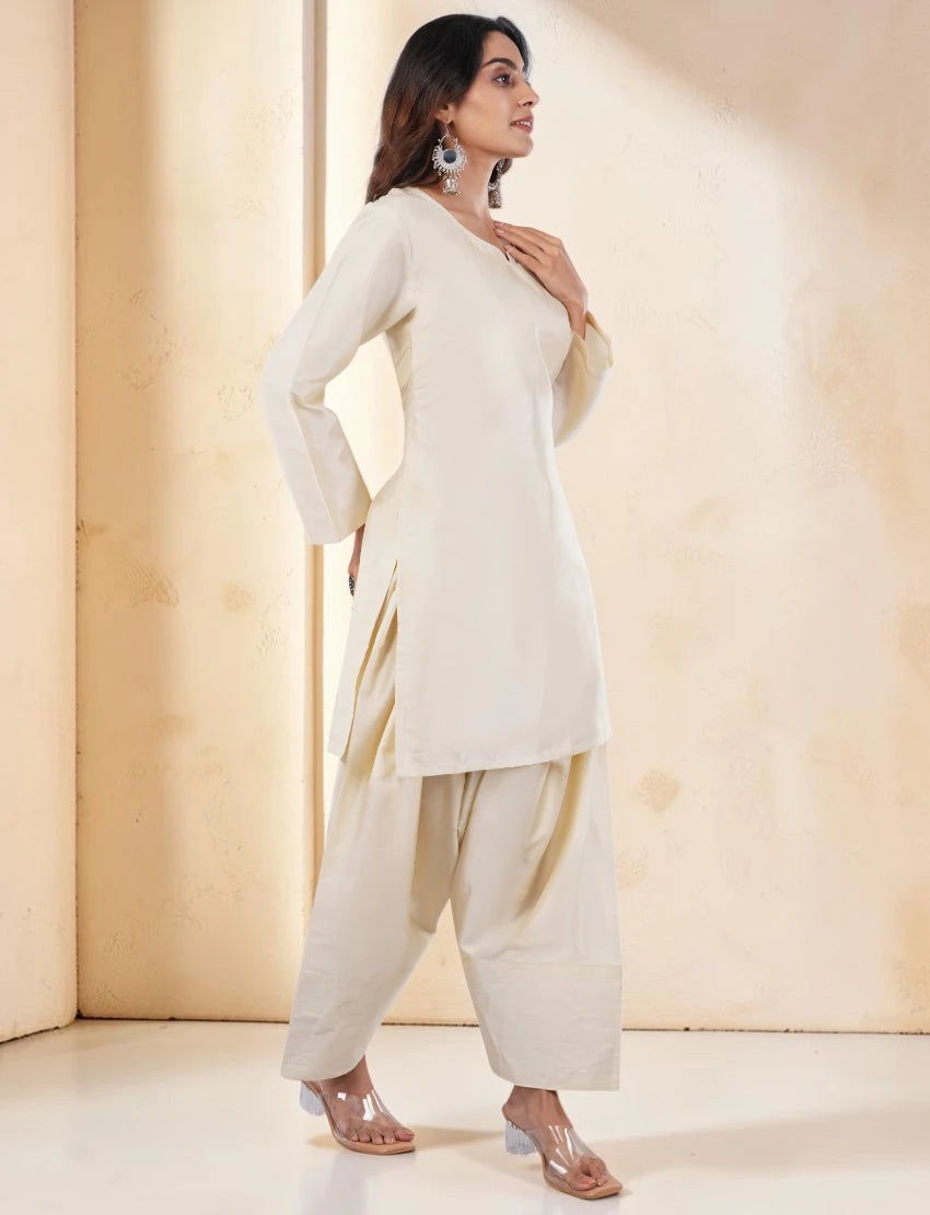 Cream Farshi Suit Set