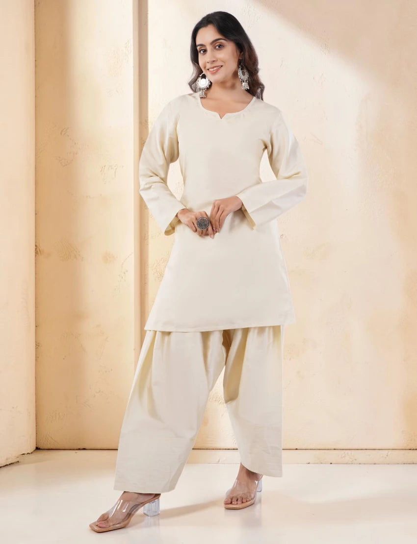 Cream Farshi Suit Set