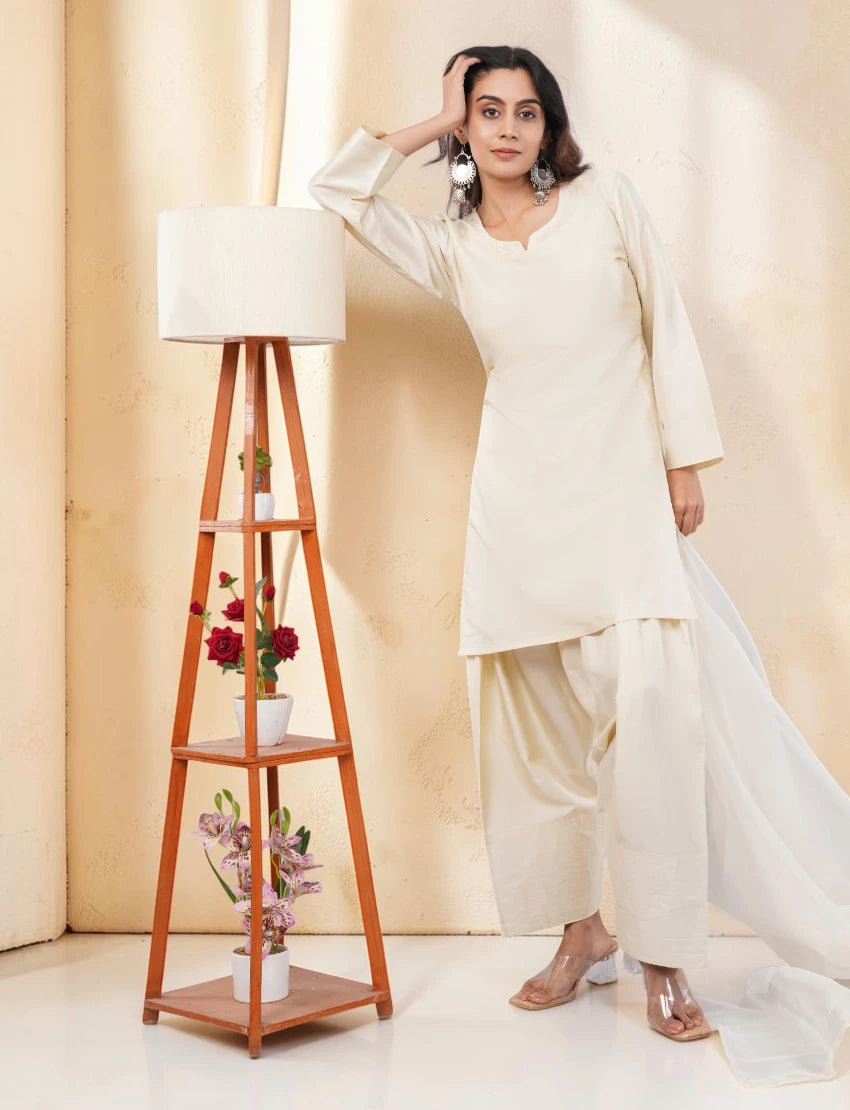 Cream Farshi Suit Set